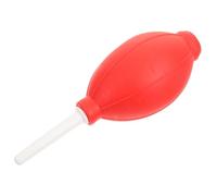 ELAYARD Poire Auriculaire à Presser Rouge pour Lavage des Oreilles Outil Multifonctionnel de Nettoyage et Aspiration du Cérumen Embout Léger et Portable pour Usage Adulte Nettoyage