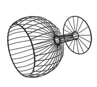 ELAYARD Porte-Capsules de Café Multifonction en Fer Noir Support pour Dosettes Expresso et Sachets de Thé Corbeille à Fruits et Légumes pour Rangement Cuisine Organisateur de Table