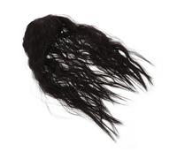 ELAYARD Postiche Cheveux Courts Ondulés Volume Naturel Rajout avec Cheveux Clairsemés Couvre Zones Chauves Facile à Fixer pour Usage