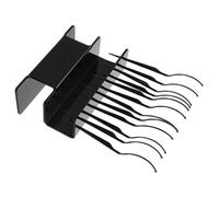 ELAYARD Présentoir à Cils avec Bâtons Courbés Support Noir pour Extensions de Cils Organiseur de Salon et Présentoir de Maquillage Multifonction