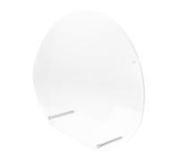 ELAYARD Présentoir En Acrylique Transparent Pour Masques 26x24 Cm Support D’exposition Solide Pour Centre De Beauté Et Salon Base En Bois