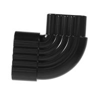 ELAYARD Raccord Coudé Gouttière Alu Métal pour Eau Pluviale Connecteur Angle Droit Adaptable