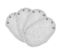 ELAYARD Rallonge de Body Bébé en Coton Lot de 4 Extensible Pratique Confortable pour Grenouillères et Combinaisons de Nourrissons Accessoire pour Tout-Petit