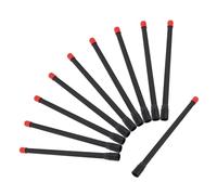 ELAYARD Rallonge de Soupape en Plastique 115 Mm Noire Lot de 10 Pièces, Extension Flexible pour Valve de Pneu Voiture, Moto et Vélo, Adaptateur pour Gonflage Pneus, Outil Pratique