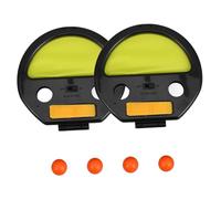 ELAYARD Raquette de Tennis à Main pour Garçon Fille avec Balles Jaunes Jeu Extérieur Familial de Capture de Balle pour Garçon et Fille Set Raquettes Activités Indoor et Outdoor