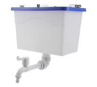 ELAYARD Réservoir D'eau Mural en Plastique 16 L avec Robinet Intégré, Petite Taille Épaisse Carrée, pour Salle de Bain et Lavabo, Installation Murale, Usage pour Couleur Couleur Aléatoire