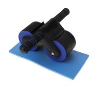 ELAYARD Roue Abdominale à Rebond Automatique avec Double Roue Stable et Support Téléphone Équipement Entraînement Abdos avec Tapis de Genou pour Renforcement Musculaire Couleur Aléatoire