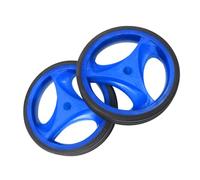 ELAYARD Roues Auxiliaires Garçon Fille Bleu Roues Dentraînement Silencieuses avec Support Robuste Stabilisatrice Réglable pour Garçon Éclairage Clignotant Sécurité