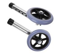 ELAYARD Roues Pour Déambulateur Universelles En Aluminium Et Caoutchouc Antidérapant, Accessoires De Remplacement Robustes, Compatibles Aides à La Marche, Utilisation Santé Et Mobilité Quotidienne