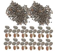 ELAYARD Sachet de Galets Naturels pour Décoration Microlandscape Mini Jardin Aquarium et Bassin Pierres Réalistes pour Aménagement Miniature Paquet