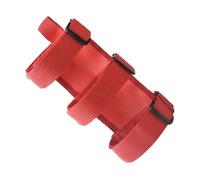 ELAYARD Sangle pour Extincteur de Voiture Fixation Stable pour Coffre Support de Sécurité Rouge Installation Facile sans Outil Maintien Antichoc