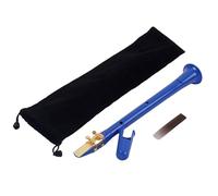 ELAYARD Saxophone de Poche Miniature 397 MM en Bois Bleu Mini Saxophone Portable Léger pour Musiciens et Débutants Instrument à Vent Compact Adapté aux Déplacements