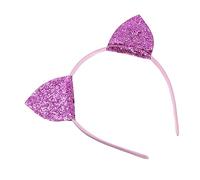 ELAYARD Serrage-tête Oreilles De Chat Brillant Garçon Et Filles Violet Bandeau Plastique Léger Accessoire Coiffure Fête Déguisement Présent Fille