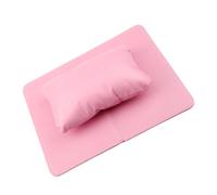 ELAYARD Set Coussins Repose-main Manucure Rose Tapis de Table Lavable pour Salon de Beauté Support Professionnel Mains et Bras Pratique et Portable