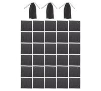 ELAYARD Set de Chiffons Microfibres Noirs pour Lunettes et Écrans Lingettes Réutilisables sans Traces avec Pochettes Portables pour Nettoyage Instruments et Appareils Électroniques