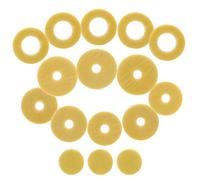 ELAYARD Set de Coussinets Feutre pour Flûte Traversière Accessoires de Réparation Précis et Confortables Installation Facile pour Musiciens Débutants et Confirmés