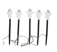 ELAYARD Set de Lampes à LED Fantômes pour Halloween Décoration Extérieure Étanche Lampe Dallée pour Jardin Pelouse et Chemin