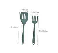 ELAYARD Set de Ustensiles de Cuisine Silicone Résistants Aux Rayures Fourchette Portable et Spatule Wok Multifonction pour Usage Quotidien Accessoires pour Pâtisserie et Cuisson
