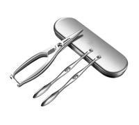 ELAYARD Set Ustensiles Cuisine pour Fruits de Mer Pince Crustacés Acier Inoxydable Crab Leg Crackers et Lobster Picks Multifonctions Outils Légers et Ergonomiques pour Décortiquer Crabes