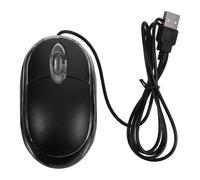 ELAYARD Souris Optique USB De Bureau Ergonomique Molette Haute Précision pour Ordinateur Pc Portable Filaire Noire Usage Professionnel Quotidien