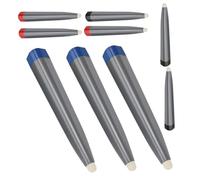 ELAYARD Stylet Tactile Ergonomique pour Tablettes et Smartphones, Pointe Douce en Feutre, Lot de 9 Stylos Interactifs pour Présentations et Enseignement