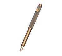 ELAYARD Stylo Plume Vintage Laiton Portable Stylo à Pointe Fine pour Calligraphie Écriture et Dessin pour Étudiants et Artistes