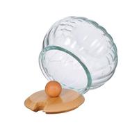 ELAYARD Sucrier Verre Forme de Citrouille avec Cuillère Pot à Épices Résistant Haute Température Récipient Hermétique pour Sucre et Condiments Usage Cuisine Maison