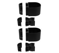 ELAYARD Support de Canne en Alliage et Plastique 2 Pièces pour Fauteuil Roulant et Scooter Électrique Porte-Béquilles Antidérapant pour Déambulateur Accessoires Mobilité Santé Extérieur