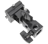 ELAYARD Support de Lampe Flash Pivotant Pince pour Parapluie, Adapté pour Trépied Photo, Fixation Sécurisée par Vis, Accessoire de Photographie Polyvalent pour Studio et Éclairage LED