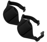 ELAYARD Support de Micro pour Entraîneur de Gym 2 Pièces, Paquet de Ceinture pour Microphone de Fitness, Pochette Noire pour Micro de Sport, Usage en Salle de Sport et Danse