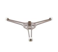 ELAYARD Support de Plateau Tournant Micro-ondes Anneau de Guidage à Rouleaux Silencieux, Base Carrousel Triangulaire 19,5 Cm, Compatible Plat Verre, Accessoire de Rechange pour Cuisson