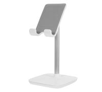 ELAYARD Support de Tablette et Téléphone Réglable à Hauteur Blanc pour Bureau et Lit Rack Informatique Multifonction Réglage Multi-Angle Support de Rangement Ergonomique pour Tablette