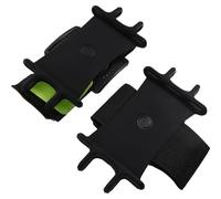 ELAYARD Support de Téléphone de Course 2 Pièces Bracelet de Poignet Vert et Brassard à Bras Silicone Antidérapant et Réglable Support 360° Rotatif pour Sport Fitness Course et Marche