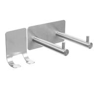 ELAYARD Support Mural Inoxydable pour Sèche-cheveux sans Perçage, Porte-sèche-cheveux Auto-adhésif Crochet pour Câble, Rangement Pratique pour Salle de Bain, Installation Facile, Espace