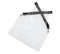 ELAYARD Tablier Transparent Coiffure avec Poches Réglable et Imperméable et Confortable pour Salons de Beauté Coiffeuses et Usage Domestique