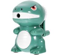 ELAYARD Taille-Crayon Manuel Réglable de Dinosaure Vert Taille-Crayons pour Garçon et Filles Aiguisoir Compact et Portable Fournitures Scolaires Colorées Affûteur Pratique pour