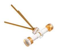 ELAYARD Télescope Décoratif en Cristal Transparent sur Trépied Sculpture de Bureau Moderne et Minimaliste Ornement de Table pour Salon et Bureau Accessoire D’Astronomie Présent pour