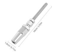 ELAYARD Tendeur Câble Inoxydable avec Goujon Fileté et Écrou Standard Fixation Réutilisable pour Garde-Corps de Terrasse et Poteaux Bois Métal Installation Facile et Sécurisée