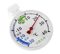 ELAYARD Thermomètre pour Congélateur avec Ventouse Ronde Affichage Indicateur de Température Précis pour Réfrigérateur et Chambre Froide Surveillance Facile