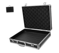 ELAYARD Valise Outils Alliage Aluminium Robuste Mallette Portable pour Rangement Outillage Caisse Vide pour Électricien Mallette de Transport Pratique