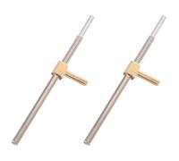 ELAYARD Vis de Hausse pour Archet de Violoncelle Lot de 2, Accessoire de Remplacement Professionnel, Vis de Réparation pour Parties D'alto, Compatible Archet D'instrument à Cordes, Outils