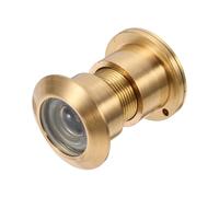 ELAYARD Visionneuse de Porte Laiton avec Large Angle HD Couvercle Rotatif Robuste Antieffraction Compatible Portes Épaisseur Sécurité Appartement et Maison Vision Claire et Protection