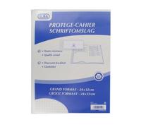 ELBA- 1 Protège cahier incolore transparent 24x32cm
