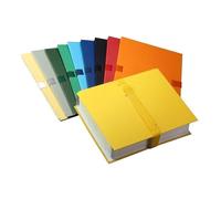 Elba 10 Chemises A Sangle Sans Rabats Extensible - 24x32 - Papier Toilé - Fermeture Velcro - Couleurs Assorties