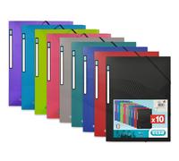 Elba 10 Chemises Élastique Osmose A4 Pp Assorti