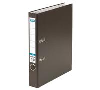 Elba 100023252 Classeur smart Pro PP/papier, avec étiquette de dos interchangeable, largeur de dos 5 cm, brun