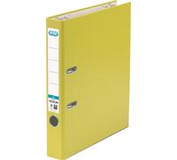 Elba 100023253 Classeur smart Pro PP/papier, avec étiquette de dos interchangeable, largeur de dos 5 cm, jaune