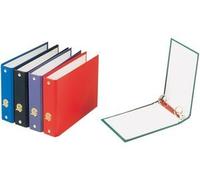 OXFORD Classeur à fiches format A6 à l'italienne, 2 anneaux dos 2,5 cm en balacron. Coloris assortis
