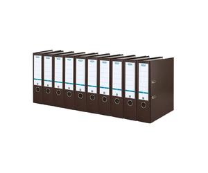 ELBA 100202154 Classeur "Smart Pro", A4, large, recto interchangeable marron