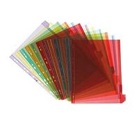 Elba 100204556 Intercalaire à Onglet personnalisable A4 en PVC 17/100 Couleurs assorties